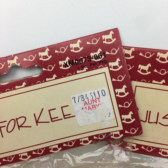 Vtg 3 Just For Keeps Gold Metal Christmas Holiday Bells with Star Shapes Craft - Picture 4 of 12